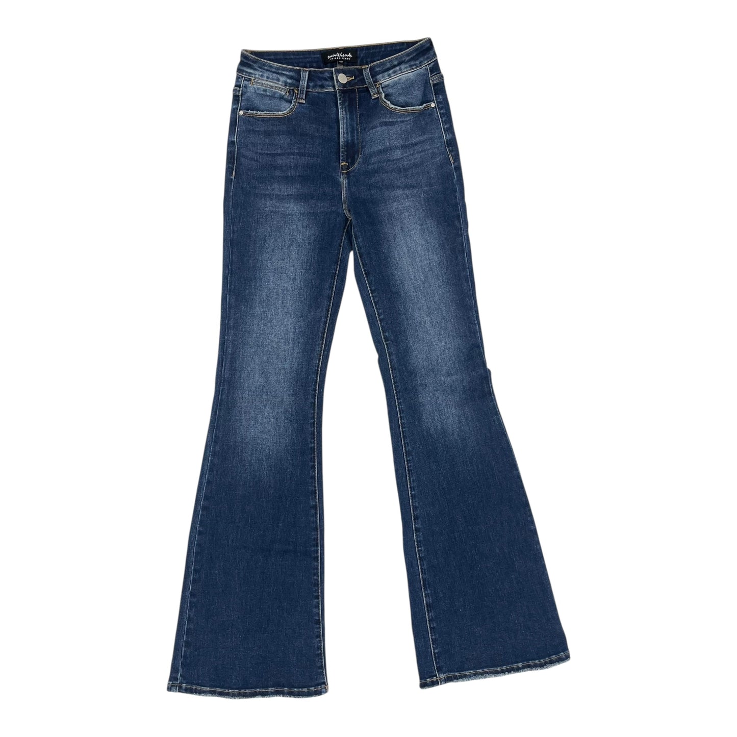 Jeans Flared By Risen In Blue Denim, Size:4