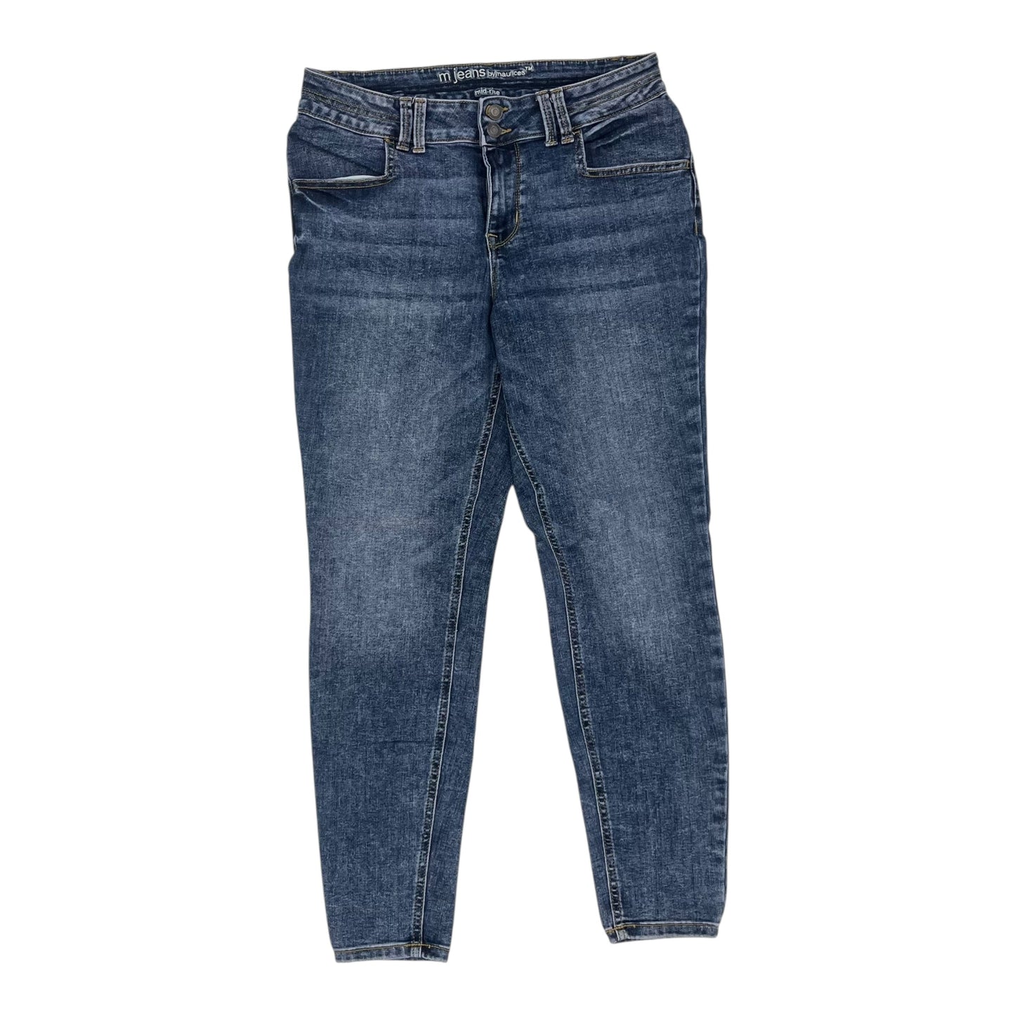 Jeans Jeggings By Maurices In Blue Denim, Size:L