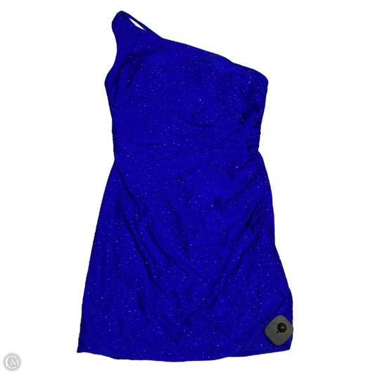 Dress Party Short By Clothes Mentor In Blue, Size: S