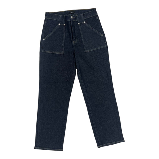 Jeans Straight By Express In Blue Denim, Size:6