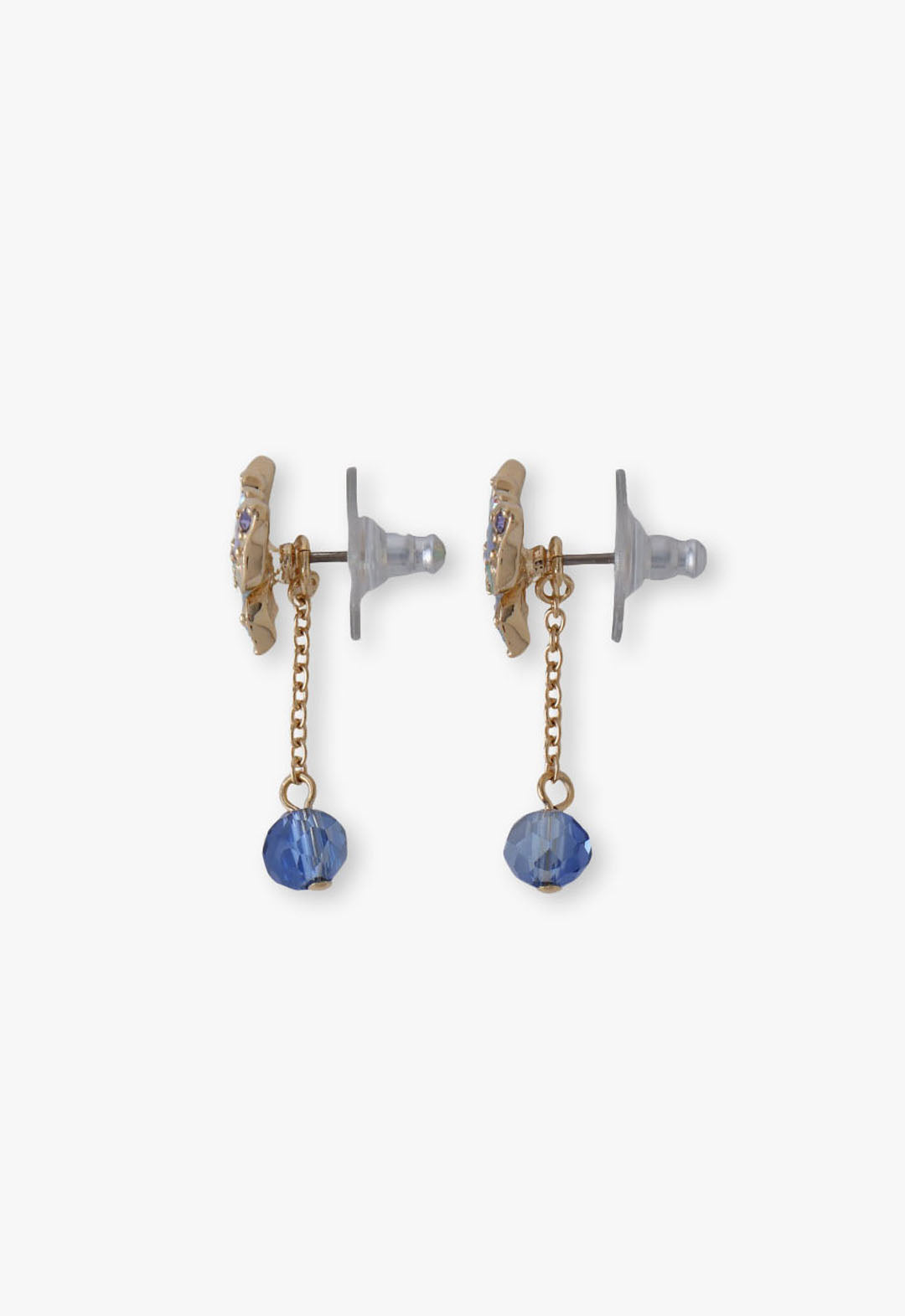 Aqua & Lavender Butterfly Earrings